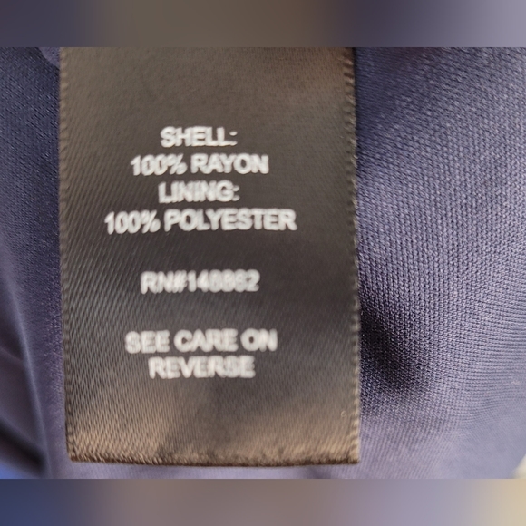 Torrid Blue High Low Dress With Attached Slip Size 2 Elastic Waist - Picture 7 of 11